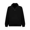 W75 Quarter Zip Sweatshirt Black colour image